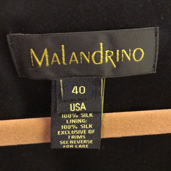 Malandrino black cocktail mini-dress - Picture 4 of 7